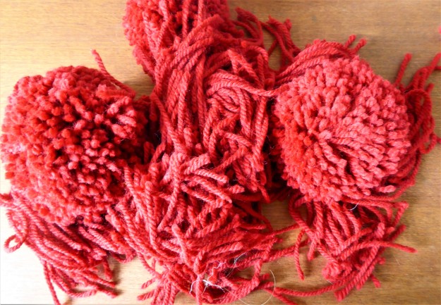 The Hellbeast* decided to carry out destruction testing on my first 3 big pompoms.